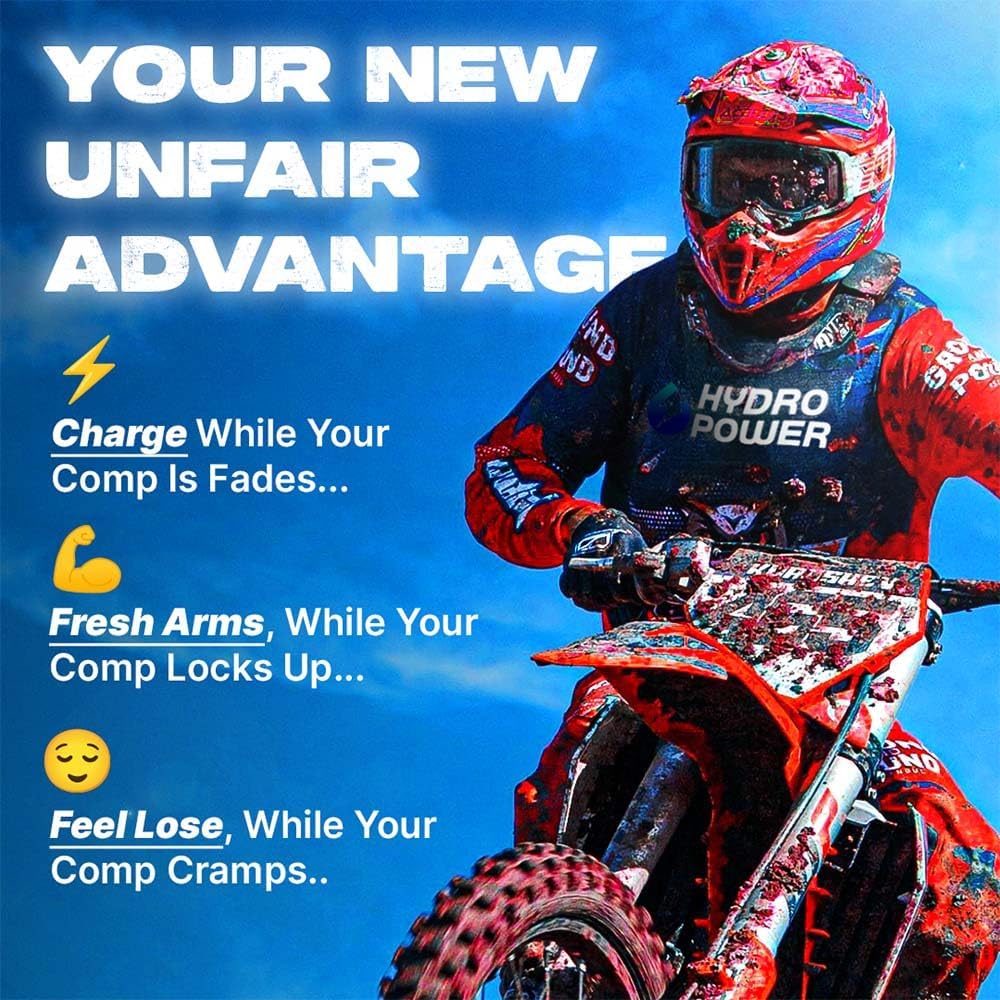 Hydro Power Endurance Fuel High Carb Supplement - Maximize Endurance & Performance with Superior Electrolyte & Calories Mix - Vegan, Non-GMO, & Gluten Free - Rainbow Candy Flavor, 20 Serving