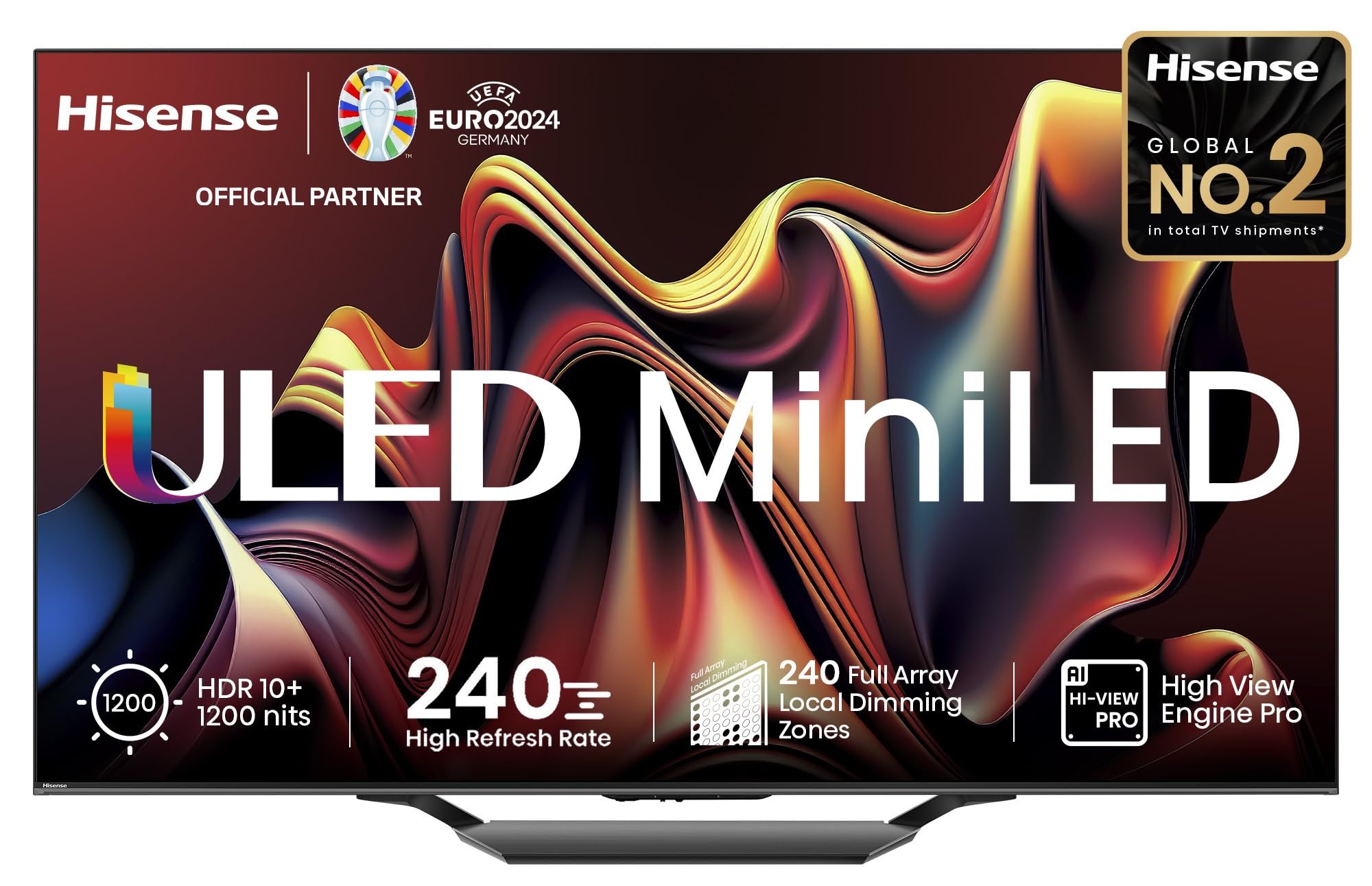 Hisense 139 cm (55 inches) U7N Series 4K Ultra HD Smart QLED Mini LED TV 55U7N (Black) (B0D3X9SMKJ) Amazon Price History, Amazon Price Tracker