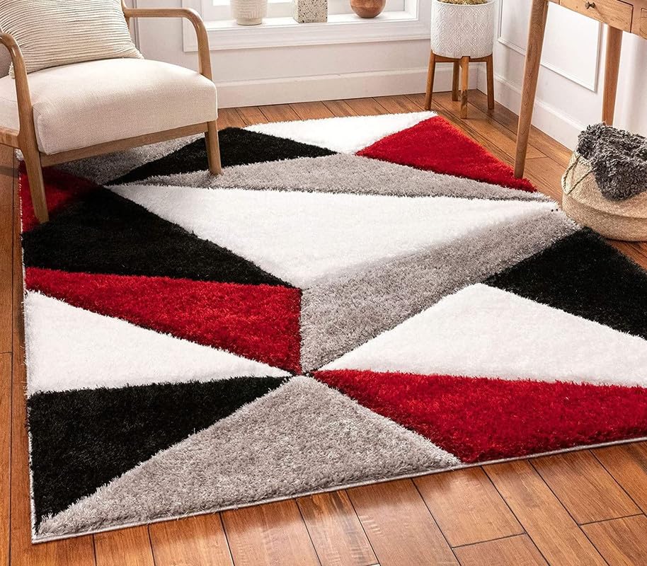 Image of Royal Look Edition Large 48 X 72 Inch Carpets for Home | Premium Shaggy Fur Rug Runner | Anti-Skid Bedroom Carpet |Premium Living Area Office Sofa Room (4X6 feet)