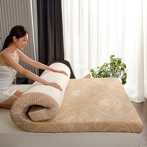 Miniatura 1 de Cubrecolchón de espuma viscoelástica suave Queen de 3.1 pulgadas, protector de colchón de alta densidad con funda transpirable extraíble con