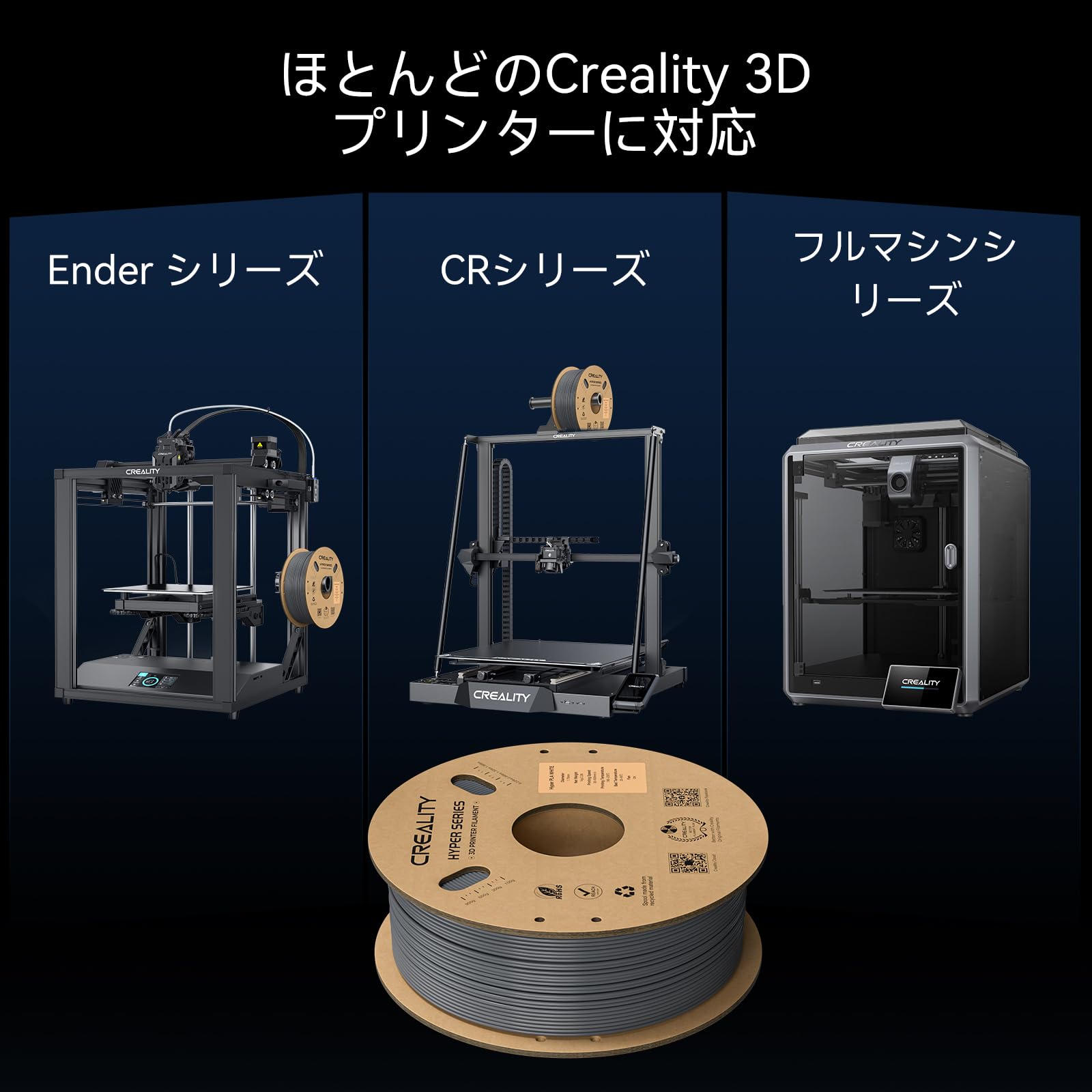 Amazon.co.jp: Creality ABS 3Dプリンターフィラメント 1.75mm K1 Max 