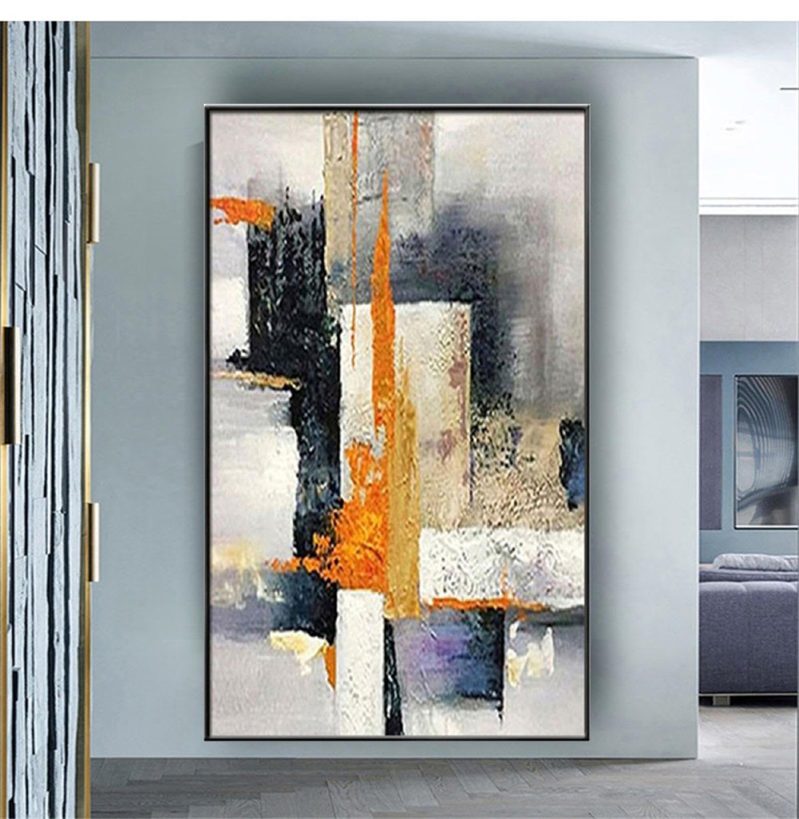 Tableau moderne pour salon : réveillez vos murs blancs - 8