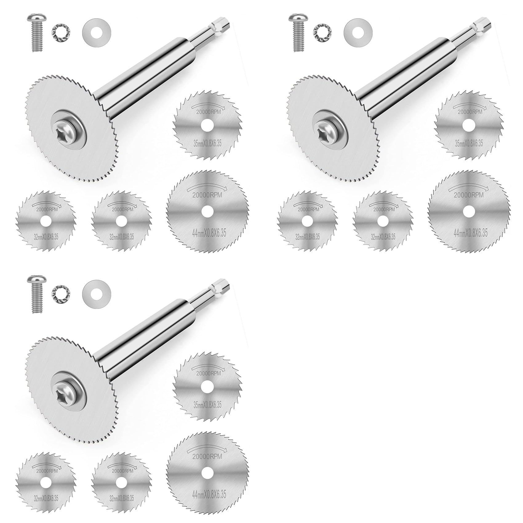 Jnchdghwa Silver 3X Pvc Pipe Inside Cutter, With 12Pcs Saw Blades,Plastic Pipe Cutter With 1/4 Inch Hexagonal Rod