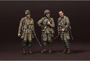 Amazon | 1/35 WWII アメリカ軍兵士 レジン製モデルキット 未塗装・未