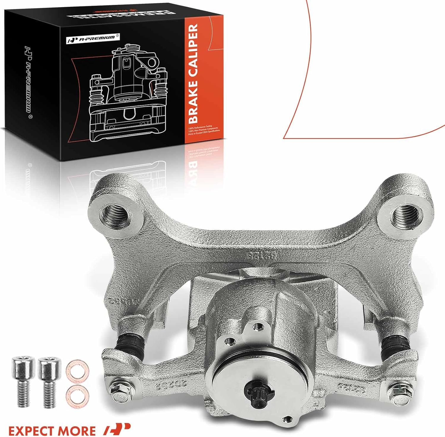 A-Premium Disc Brake Caliper Assembly with Bracket Compatible with Ford Models - For F-150 F150 2018-2020, Fits model with Electronic Parking Brake - Rear Right Passenger Side