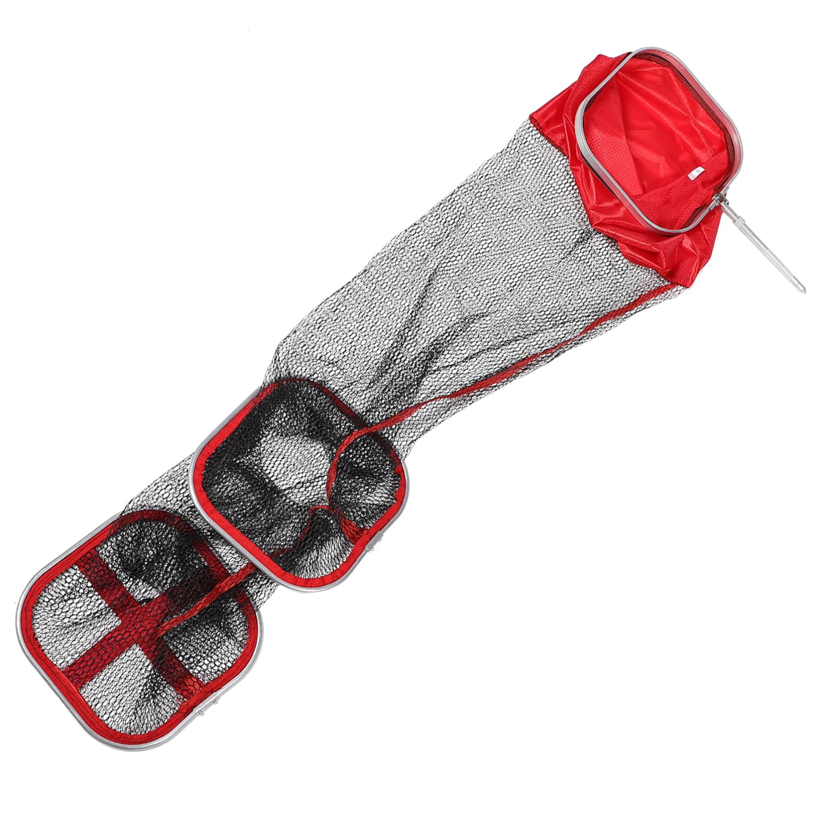 Retino Porta Pesci Pieghevole Grande in Rete Rivestita | Tessuto a Maglia Spessa, Portatile e Asciugatura Rapida, per Pesci Piccoli e Maschi
