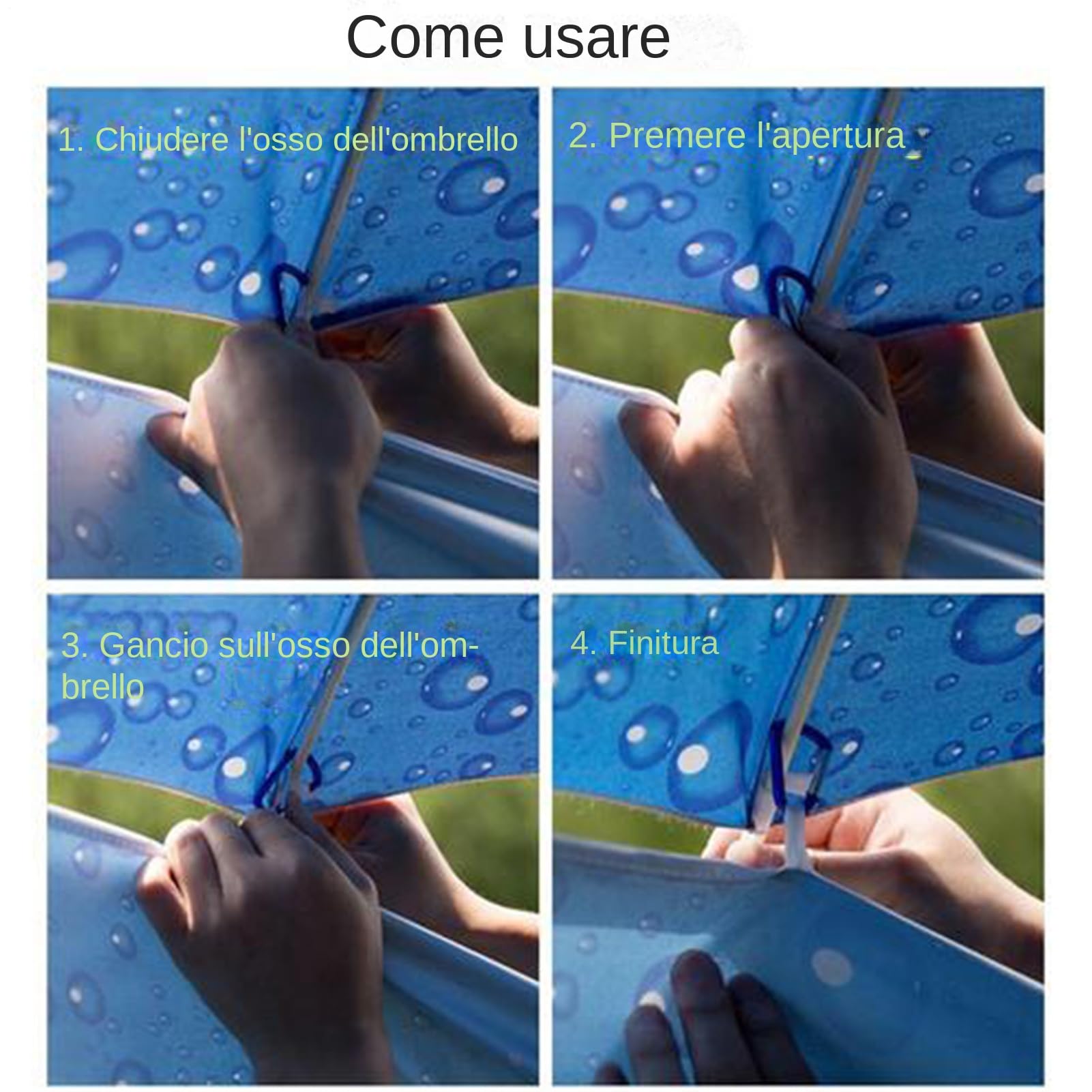 Generico Parapluie de - semi-circulaire imperméable, pare-soleil avec protection UV, auvent portable, accessoire en tissu de rechange | Tissu de parasol résistant pour protection seule