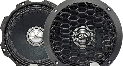 Miniatura 5 de 2 altavoces Gravity WZ6G Warzone Series de 6.5 pulgadas, 1000 vatios, manejo de potencia máxima, audio coaxial de rango medio para automóvil, 4