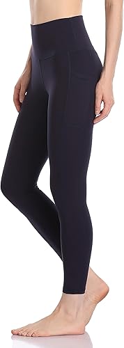 Colorfulkoala Pantalones deportivos de yoga, de tiro alto, para mujer, 78de longitud, leggings con bolsillos