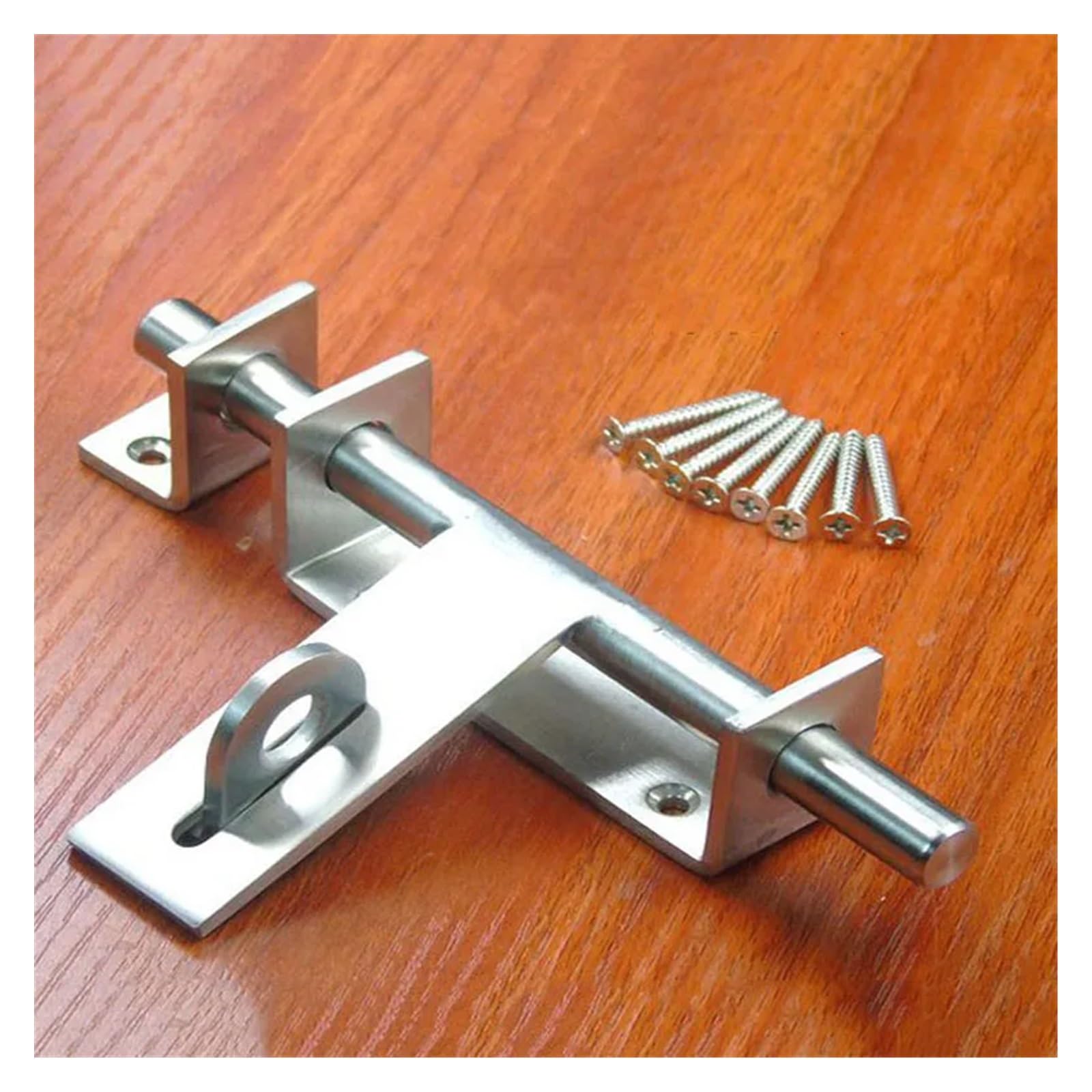 Perno de puerta de acero inoxidable, pestillo de cerradura for muebles de puerta de madera, hebilla de seguridad for ventana del hogar, pieza de Hardware for el hogar