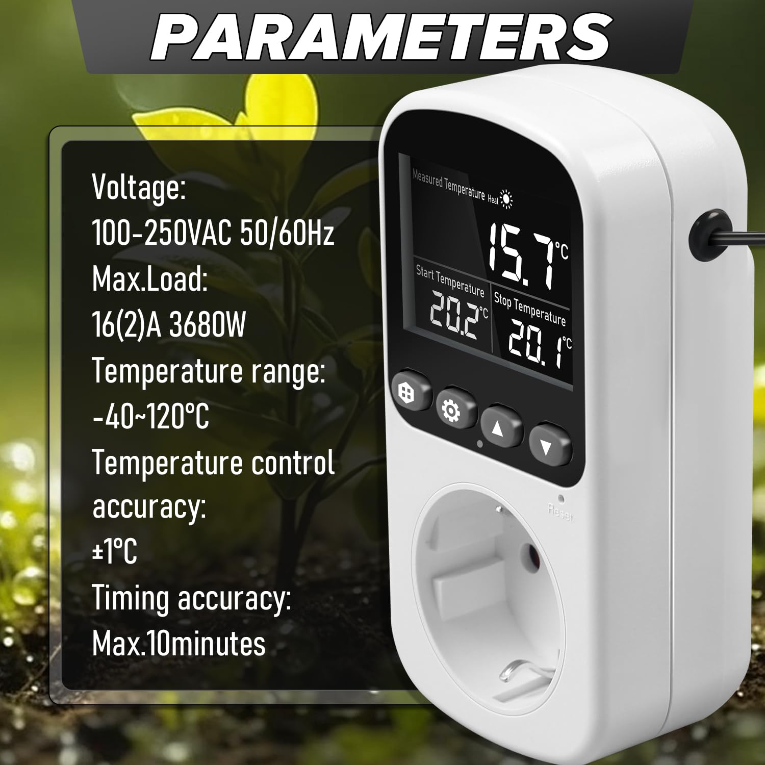 Controlador De Temperatura Digital, Termostato Con Sonda | Cuotas Sin - 4
