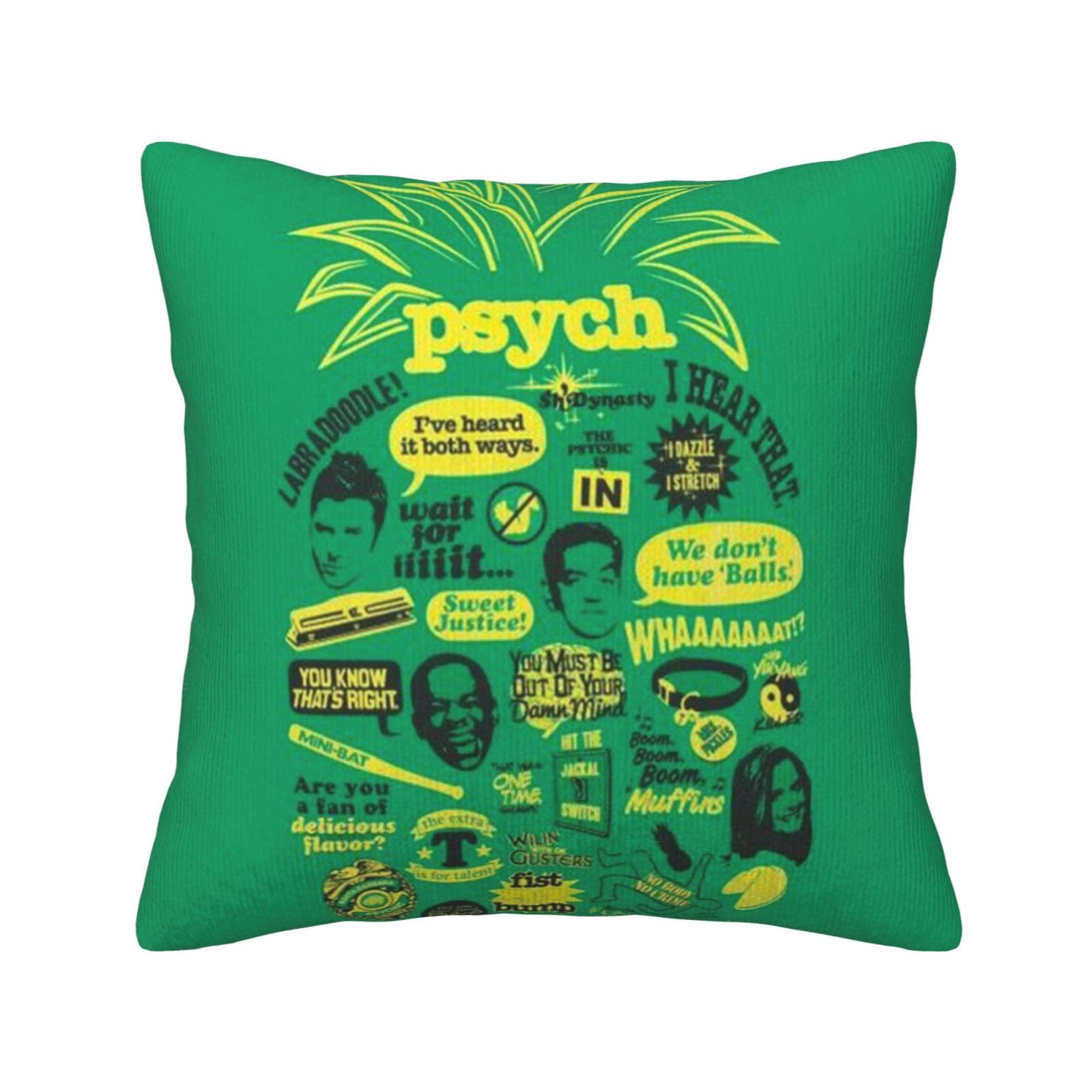 Housse de coussin carrée velours côtelé 45,7x45,7 cm déco
