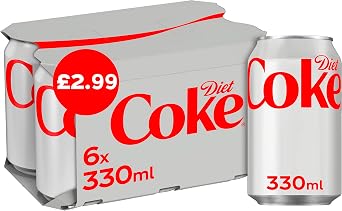 Diet Coke Cans 24 x 330ml (4x6 Pack)