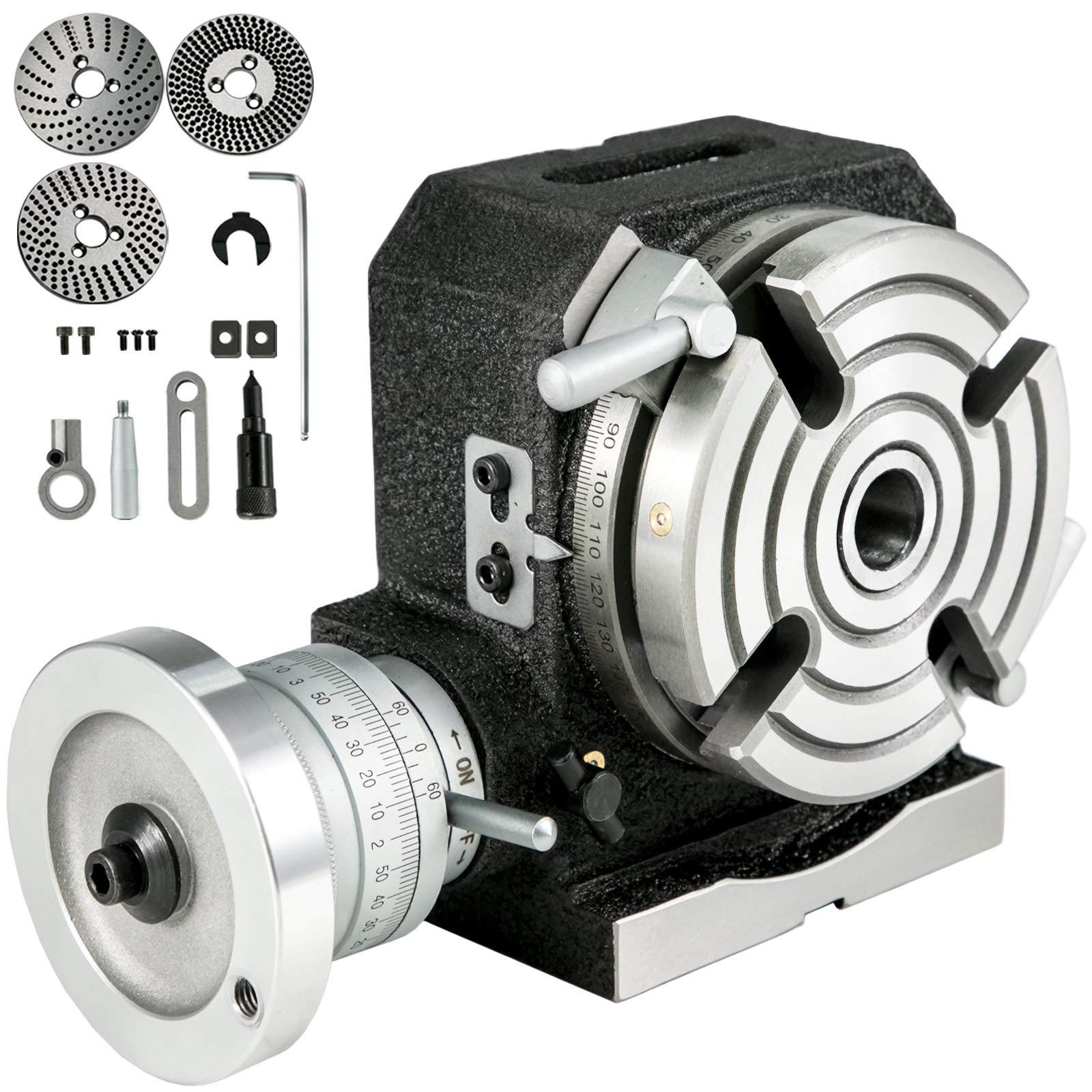 Buy BestEquip Rotary Table 4inch(100mm) Horizontal Vertical Milling