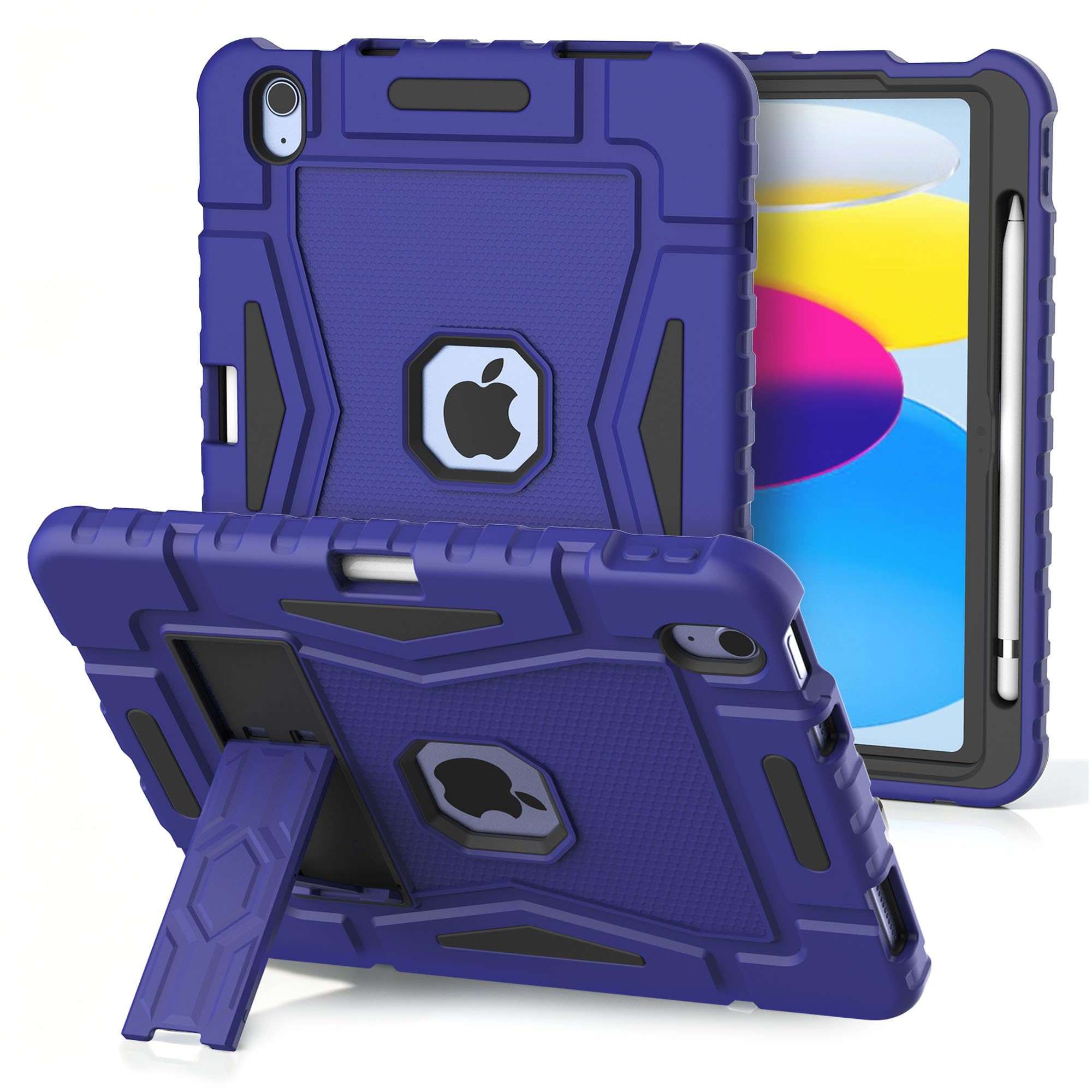 YIHE Case for iPad A16 11th Gen 11" 2025/10th Gen 10.9" 2022, Violet | 3-Layer Heavy Duty…