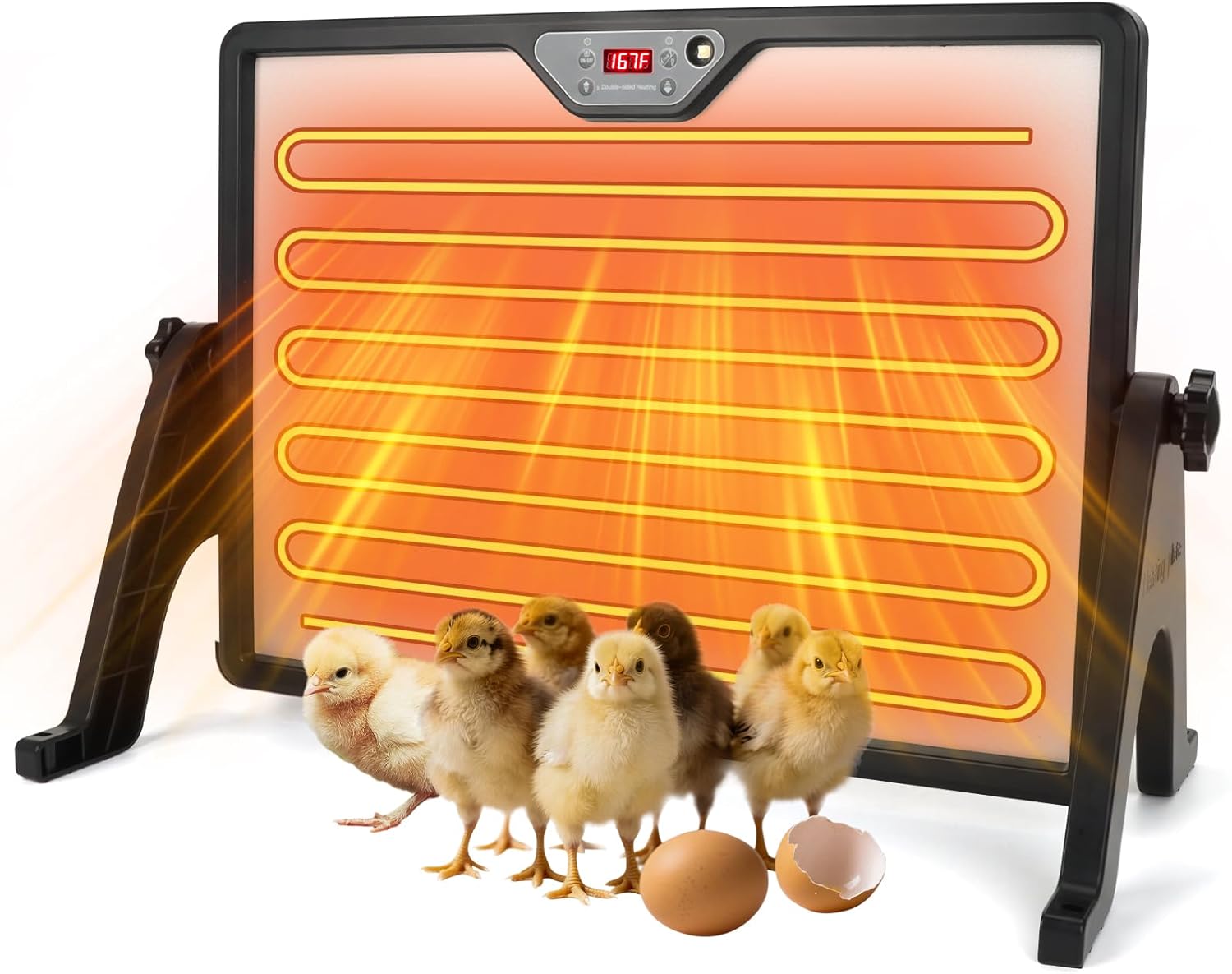 Smart 180W Chicken Coop Heater with Remote Control – Low Energy Consumption, Dual-Mode Heating for Winter Poultry & Small Pets