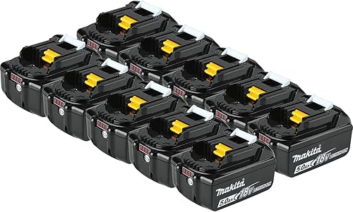 Makita BL1850B-10 18V LXT batería de iones de litio 5.0Ah, 10paquete