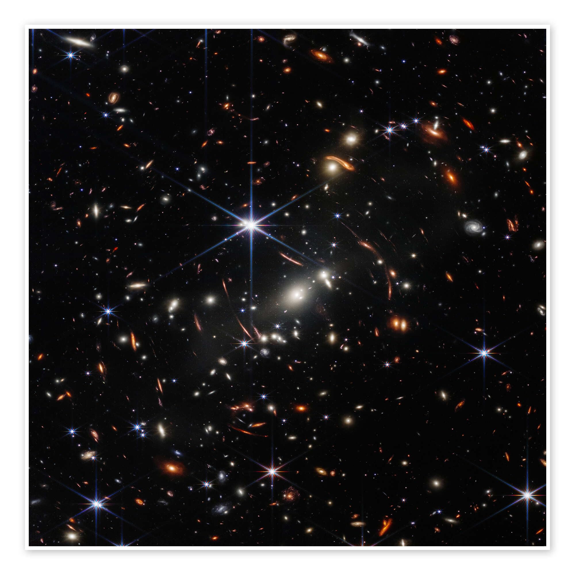 Posterlounge James Webb - First deep field image Póster