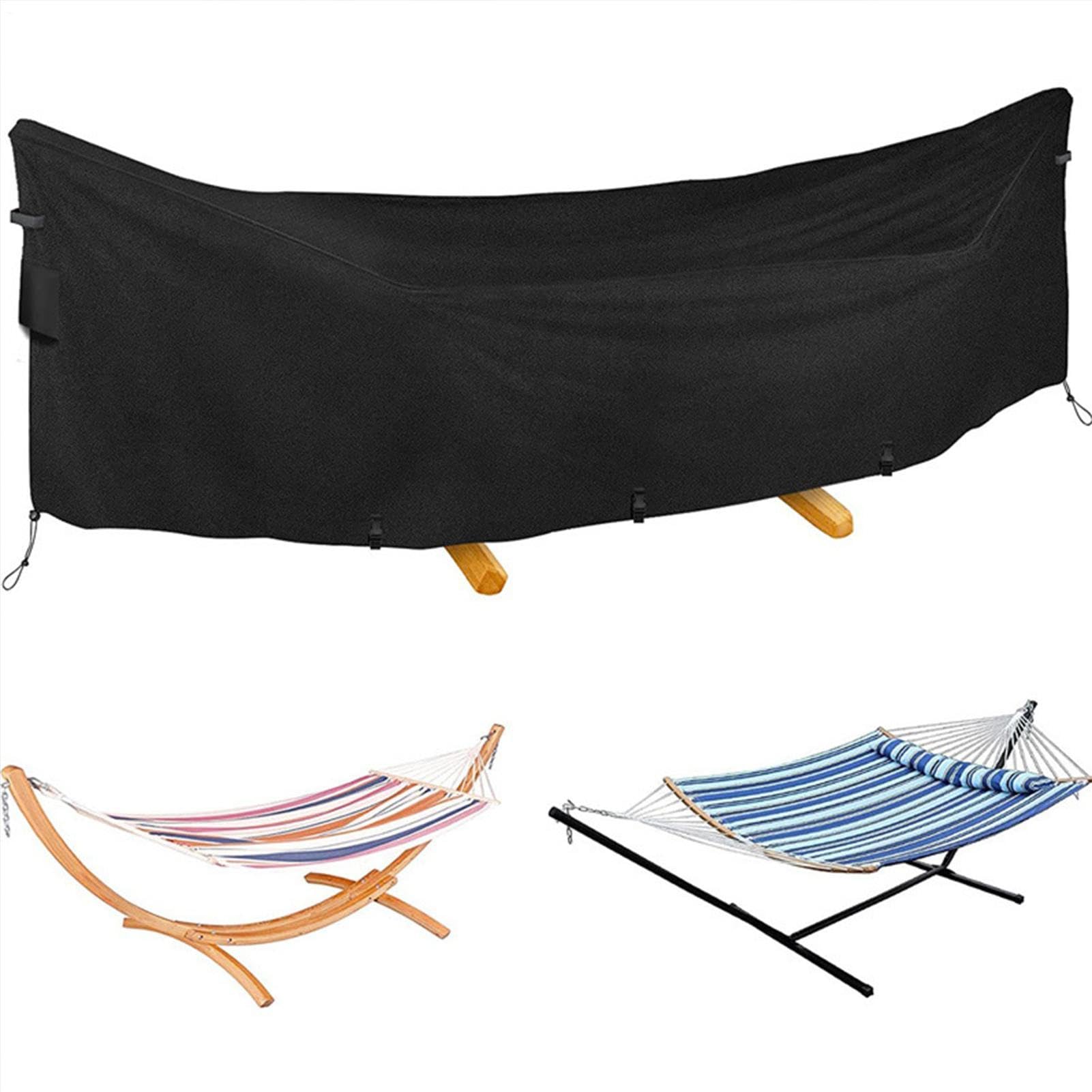 Housse De Hamac Robuste - Housse De Hamac Imperméable, HousseDe HamacExtérieur Imperméable, HoussesDe Support De HamacPourHamac Et HamacDouble, Coupe-Vent, Résistant À L'hiver