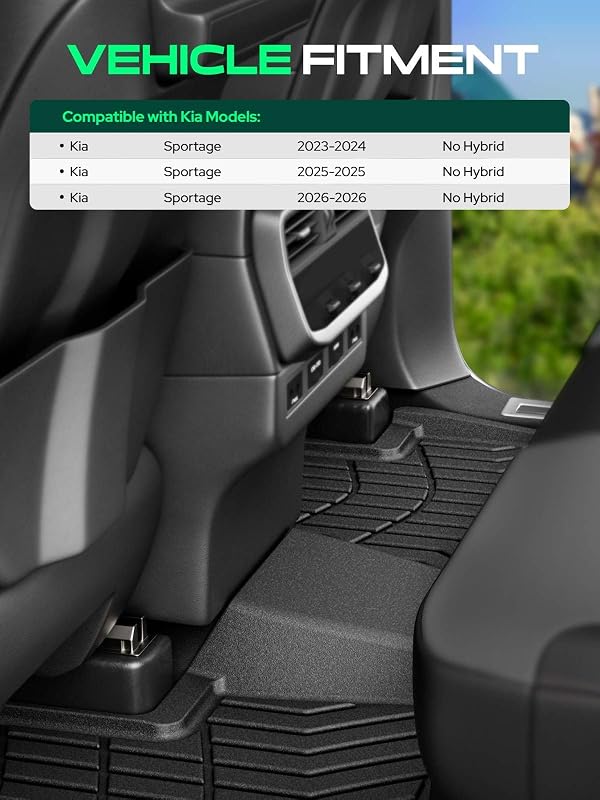 YHTAUTO Automotive Floor Mats for Kia Sportage 2023-2026 (Not for Hybrid) by YHTAUTO - Used condition - Image 3