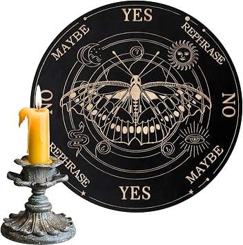 Pendulum Board Dowsing, Divination Board | Divination Pendulum Board Wooden Decision Maker Message Board with Letters - Decision Maker Planchet Decorative Message Wooden Board Ouija Board Game