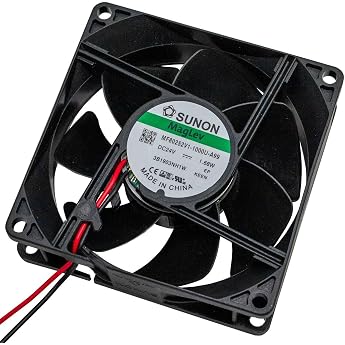 Sunon Axial Fan 80 x 80 x 25 mm 24 V DC 1.56 W 3200 rpm 69.6 m /h Desktop
