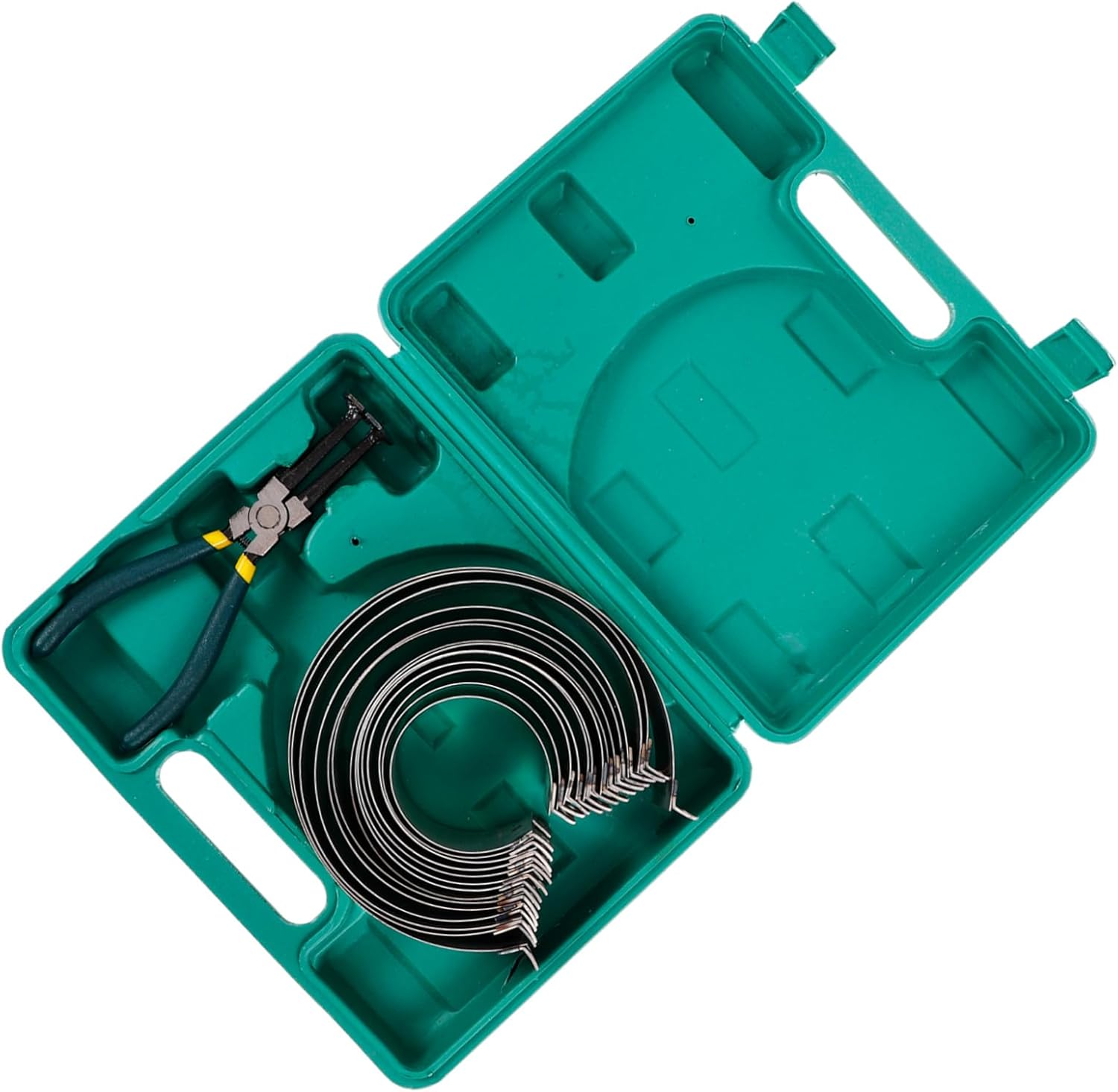 Luxshiny 1set Piston Ring Compressor Tool Set Ergonomic Pliers for Engine Repair Efficient Installation and Removal Kit for Automotive Mechanics