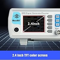 Vista 5 de Generador de Señal DDS Profesional Mejorado, Contador Seesii 60MHz con Pantalla LCD de Alta Precisión, Generador de Función de Forma de Onda