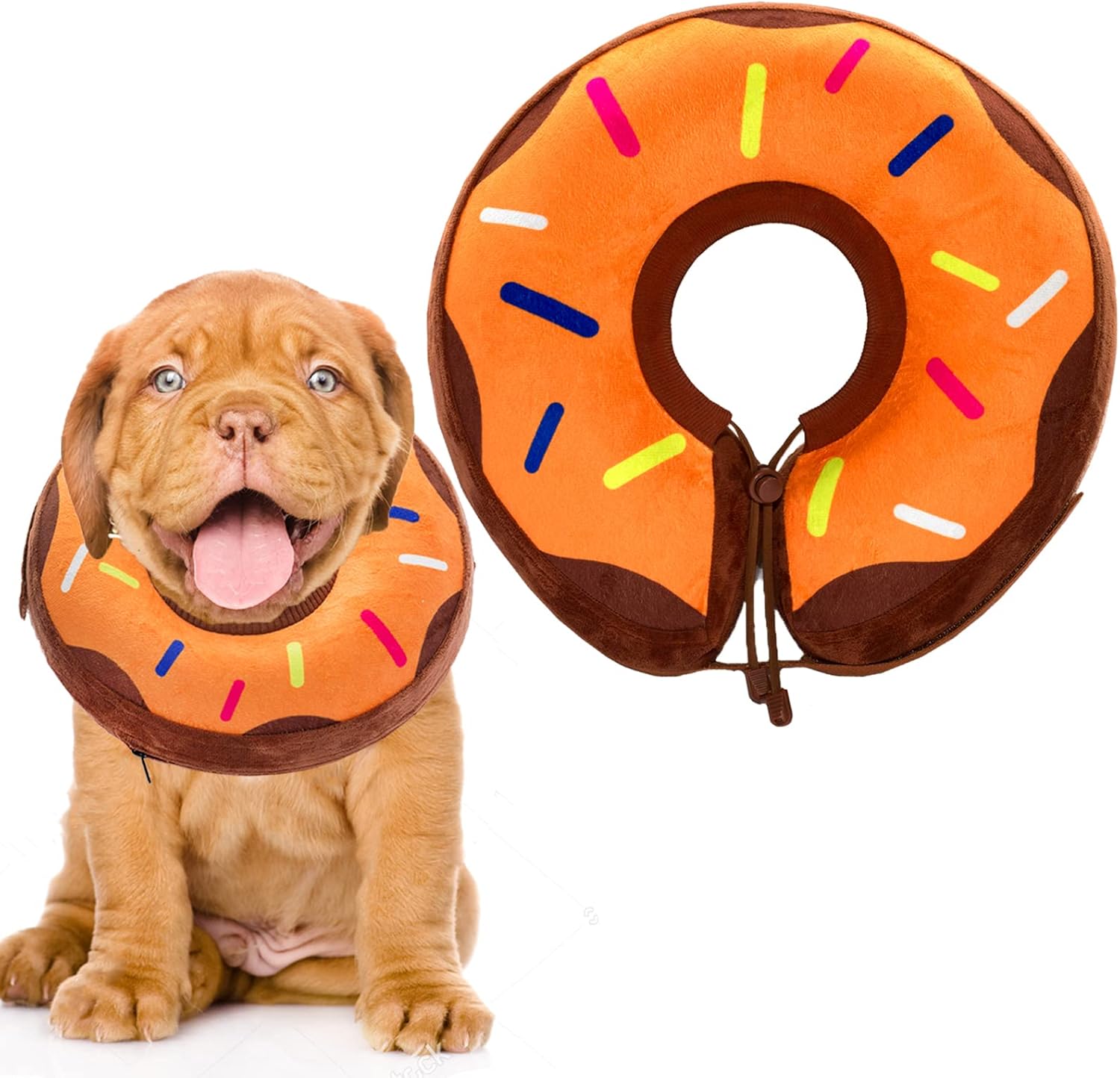 Soft Dog Cone Collar for After Surgery Inflatable