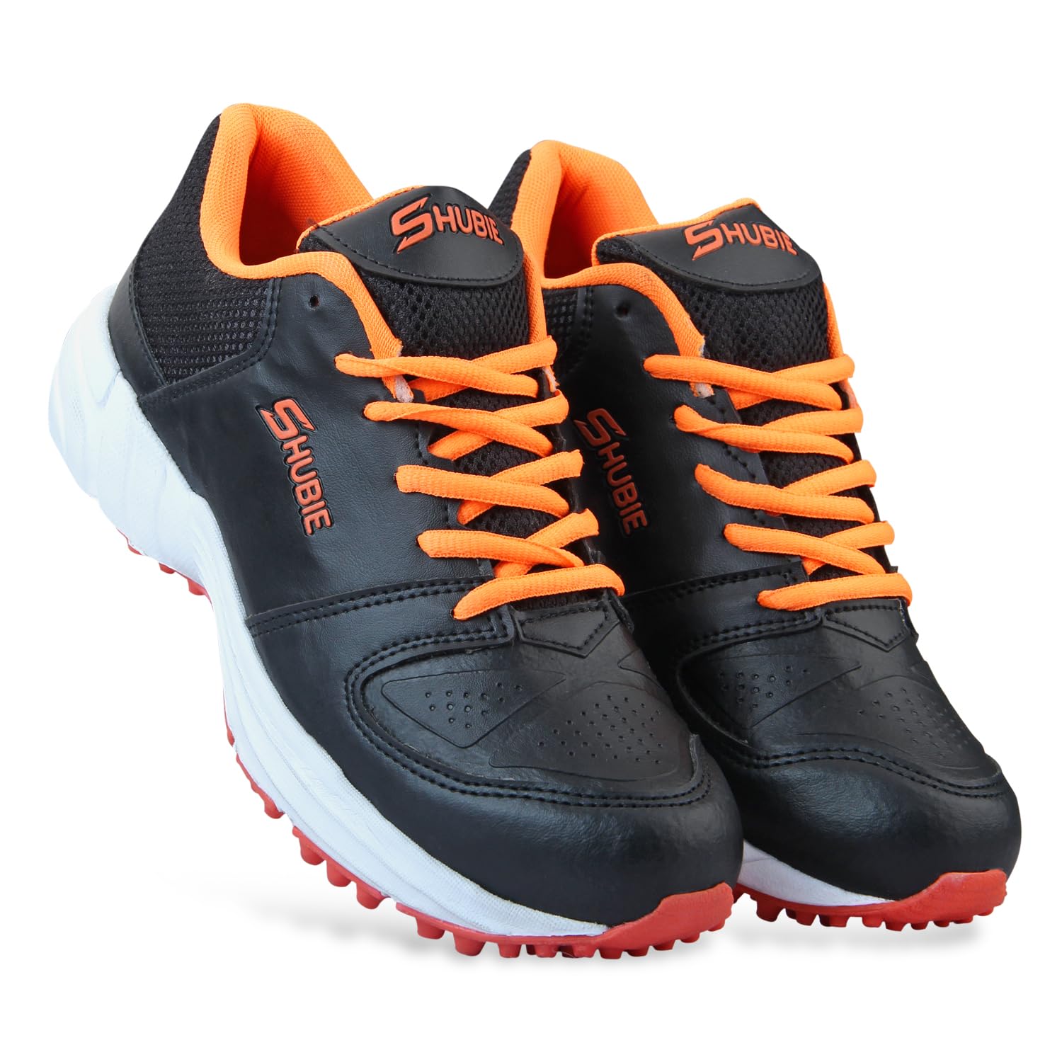 Shubie Hockey Shoes Sports for Men Boys Kids|Lightweight and Durable | Stylish Sports Shoes (9) Black Orange (B0D1ZFFG6G) Amazon Price History, Amazon Price Tracker