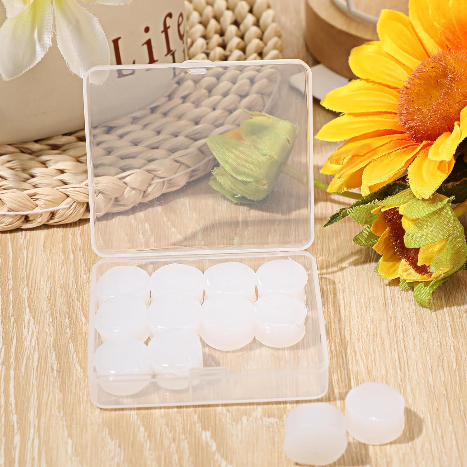 Soft Ear Plugs for Sleeping, Reble able Silicone Earplugs