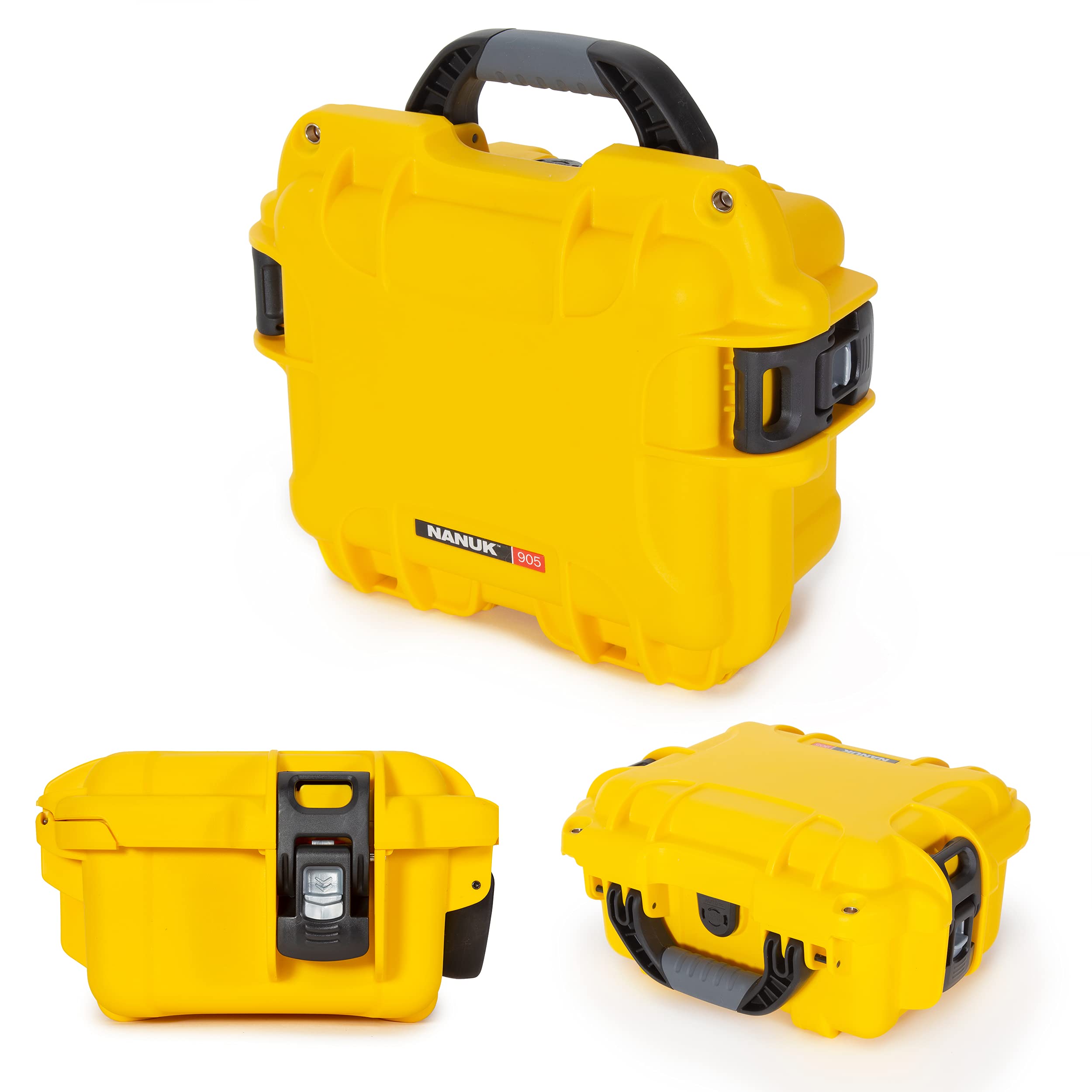 Nanuk 905 wasserdichter Hartschalenkoffer mit Schaumstoffeinlage für RodeLink Wireless Kit - Gelb
