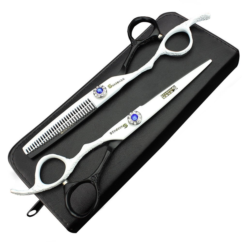 6-Zoll-Linkshänder Friseurschere Set (6 Zoll, 2 Stück-C)