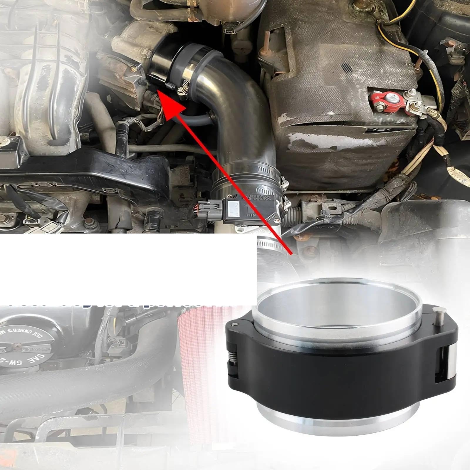 Abrazadera de Tubo de intercooler Universal sin Pasador 2,5" 3" 4"