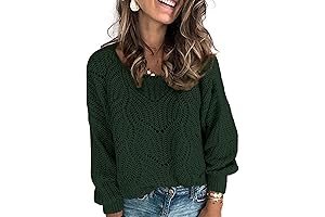 Cozy and Chic: Women's 2024 Green Sweater