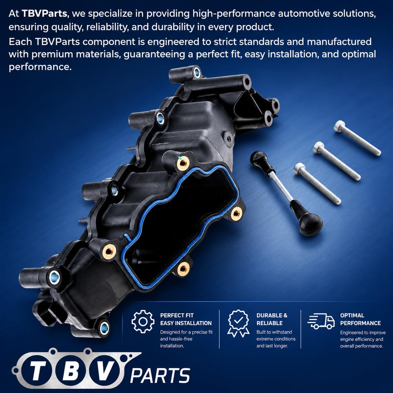 Collettore di Aspirazione con Guarnizioni per 2.7 TDI e 3.0 TDI V6 Diesel | Compatibile con OEM 059129712BA 059129712BB 059129712BG 059129712BH 059129712BN 059129712BS 059129712CA