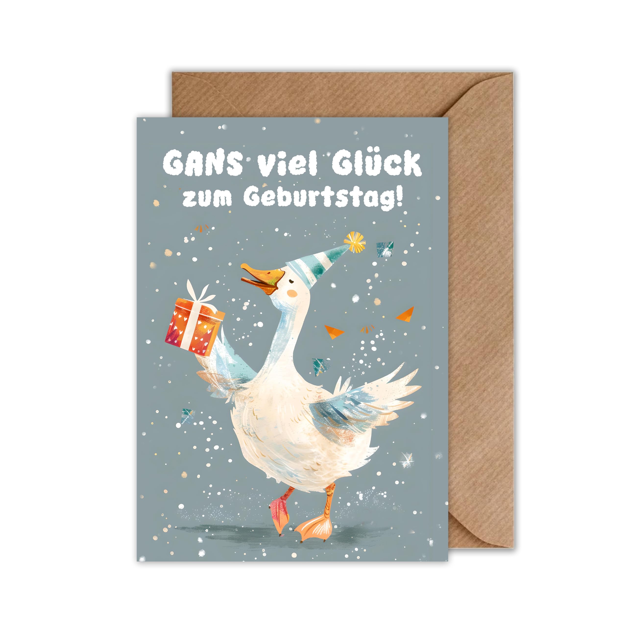 WBdesignz Biglietto Di Compleanno Dinosauro – Partysaurus Maximus Con Busta, Formato DIN A6 - 3
