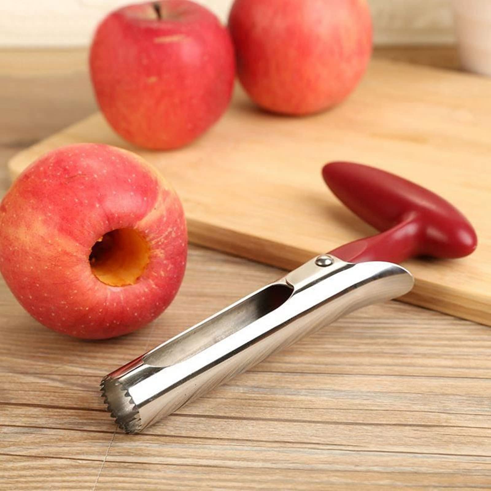 Vide-Poire Cuisine, Vide-Poire, Extracteur De Noyau Portable Pour Poire, Poignée Ergonomique, Semoir De Poivron Rouge, Outils De Carottage De Fruits, Gadgets De Cuisine Pour Pommes Et Poires