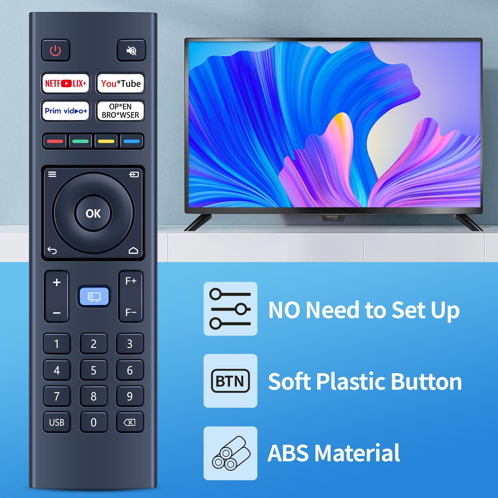 Nuevo Mando a Distancia IR de Repuesto para MECOOL KP2 Xiaomi Wanbo TT Blitzwolf BW-V6 WiMiUS K9 Yaber U12VOPLLS 4K VOPLLS M10 Focus 6OO AN. Kogan proyector Dbpower Yaber V12 TOPTRO