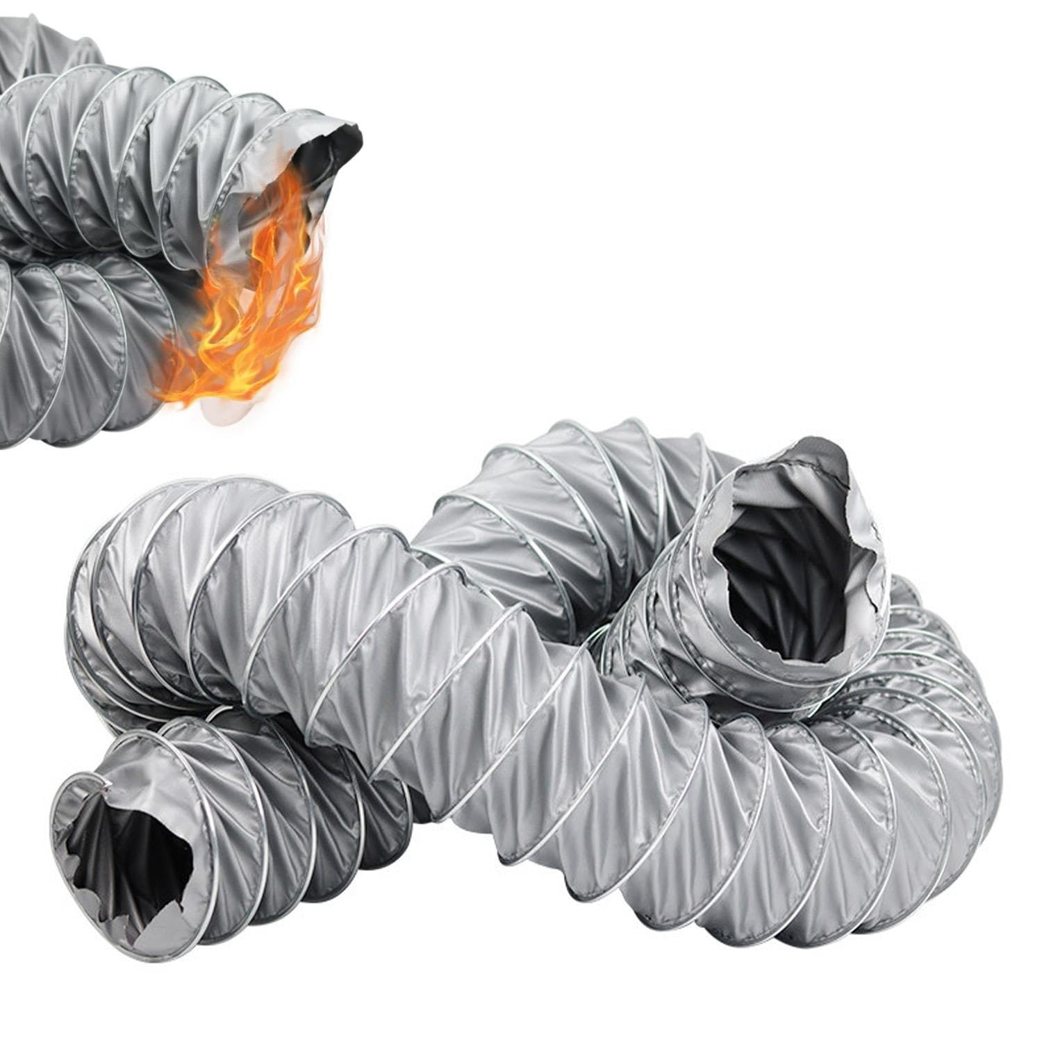 100mm Tubo De Ventilación Conducto D'aire Flexible Para Campana Extractora