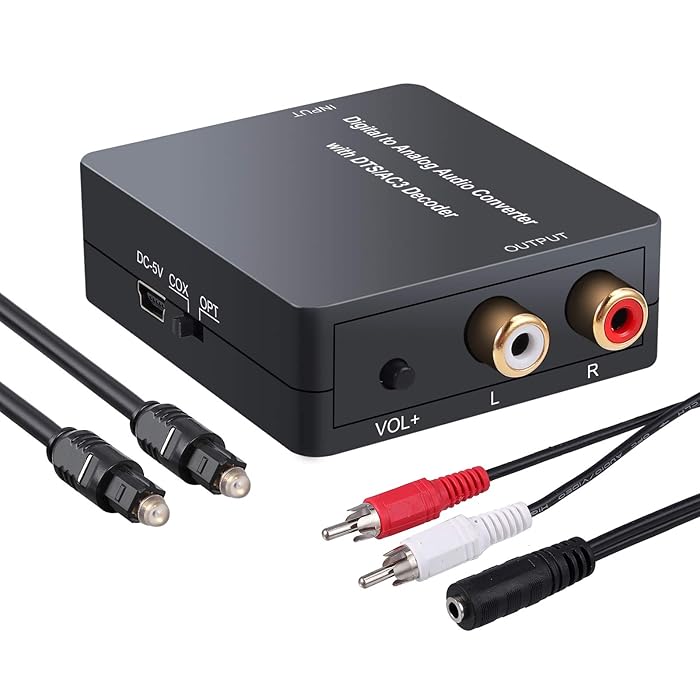 Buy PROZOR Digital to Analog Audio Converter with Dolby Decoder Optical