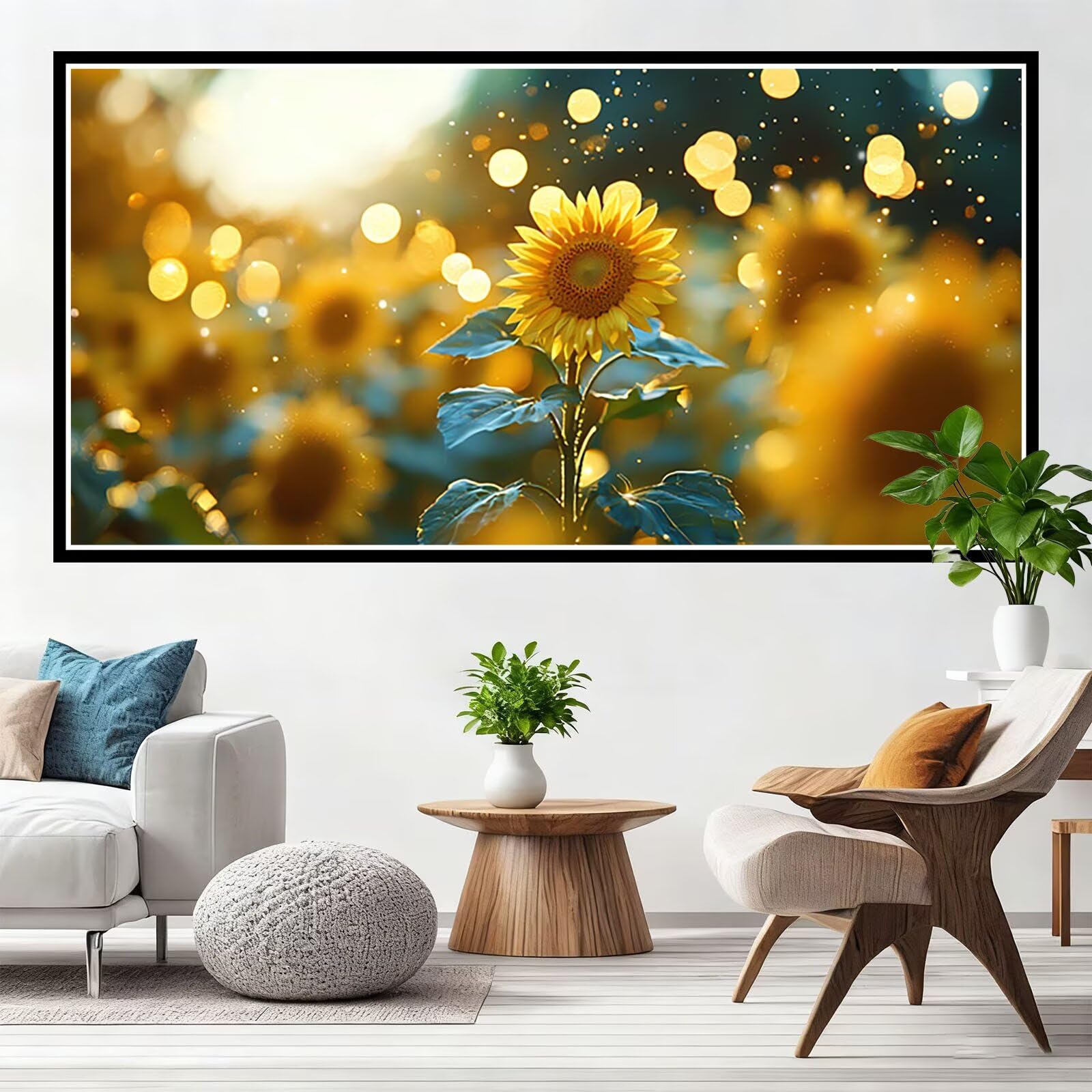 Diamentowe malowanie kwiatowe diamentowe malowanie dla dorosłych DIY słonecznik obrazy diamentowe, 5D diamentowe malowanie dzieci kryształowy zestaw puzzli, rzemiosło dla dorosłych do dekoracji domu