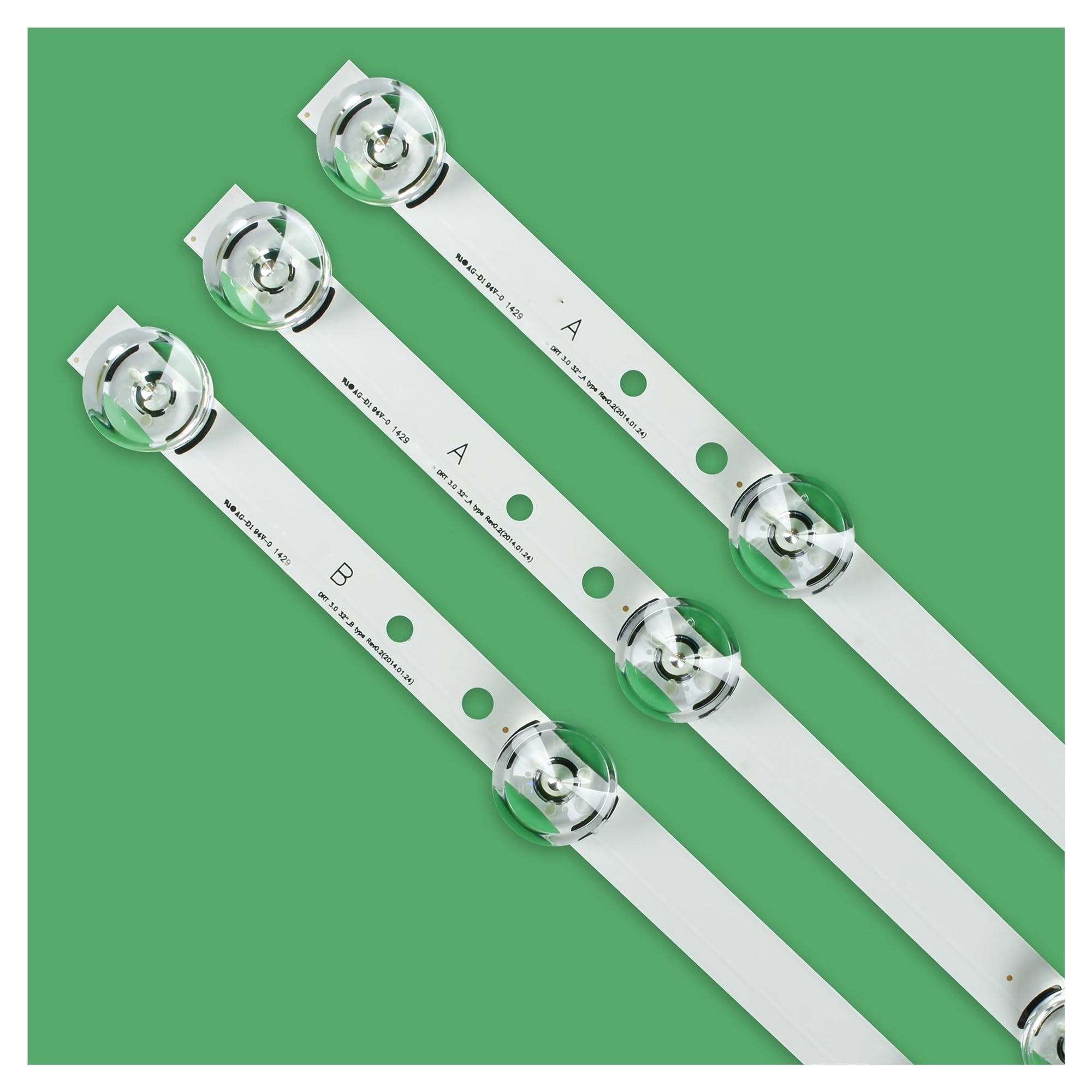 eufeifeiegds 5/10/20/60kits Hintergrundbeleuchtung Array LED Streifen Bar for 6916L-1980A 1981A 1703A 1704A 6920L-0419D 0418D 2100A 2101A 32LB 32LW 32LY(Original 60kits 32LB)