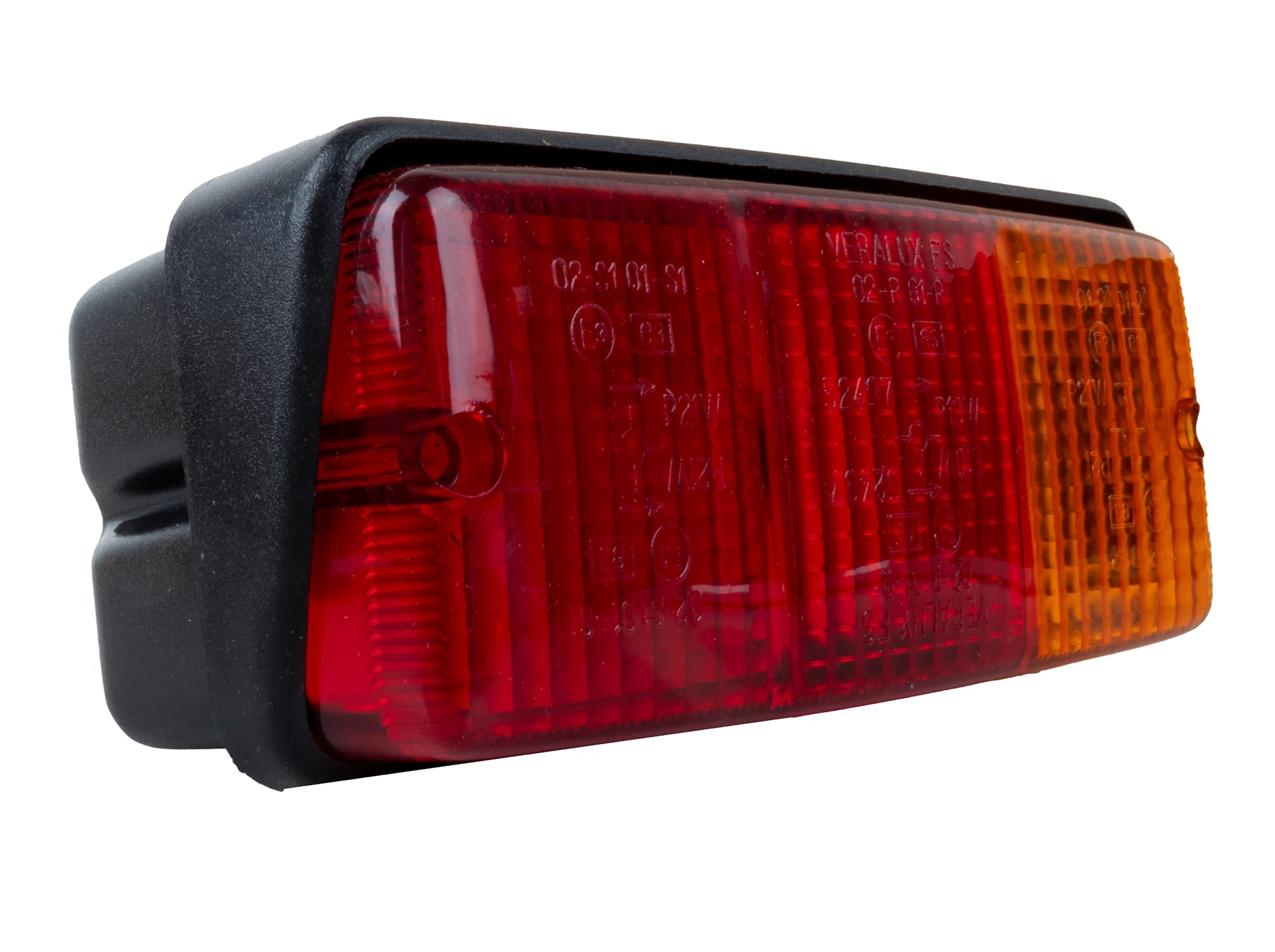 Ama Fanale Posteriore Alogeno Destro 160x70x70 mm per Veicoli Agricoli e Logistici – Tre Funzioni Luminose, Omologazione ECE, Installazione Facile, Made in Italy