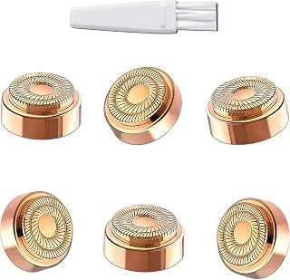Double Halo Replacment Heads for Finishing Touch Flawless Facial Hair Remover Generation 2, As Seen on Tv Flawless 2nd Gen Blades(6 Counts)
