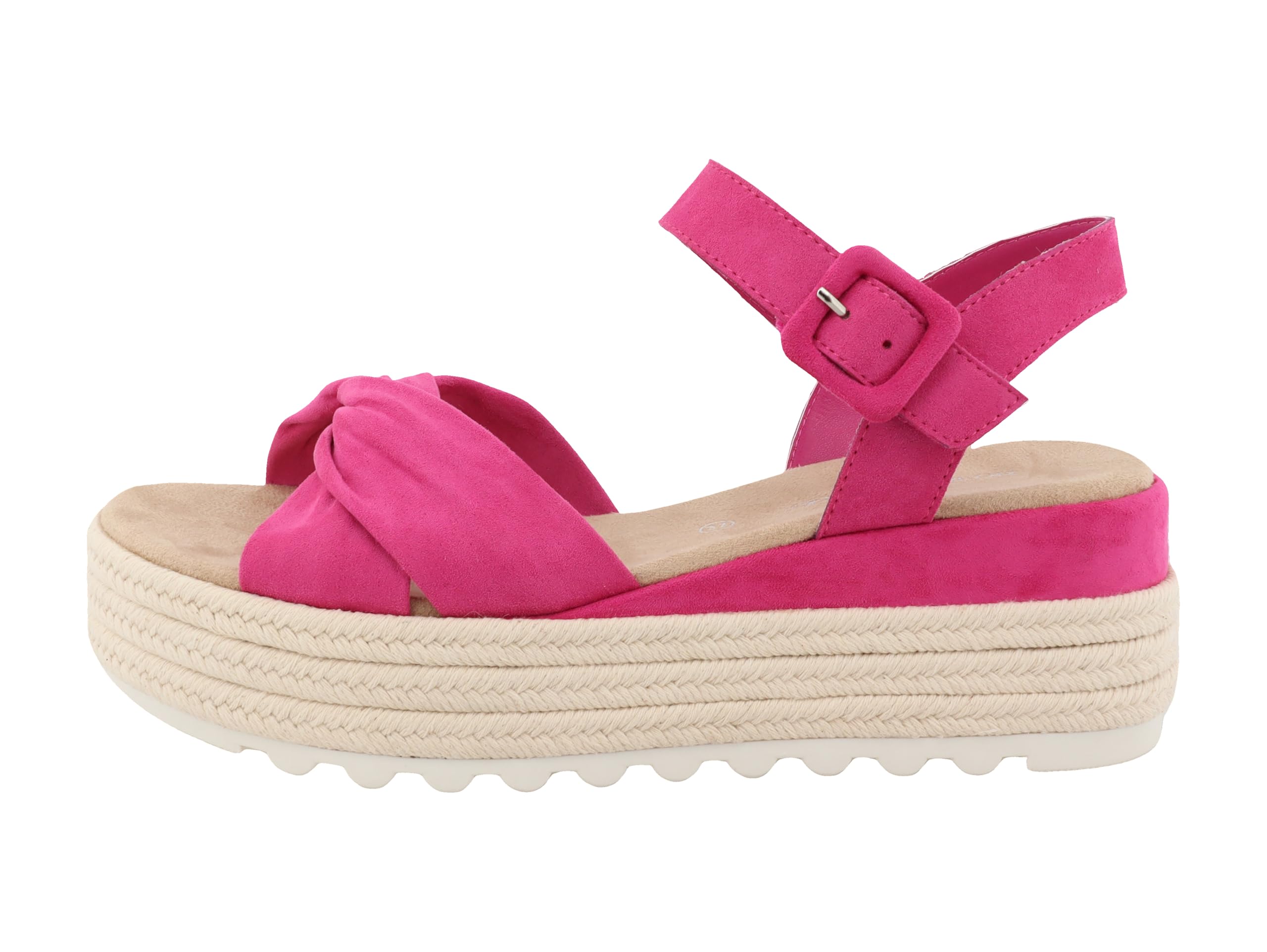 TOM TAILOR Women's 7490110001 Sandals, dkpink, 8 UK