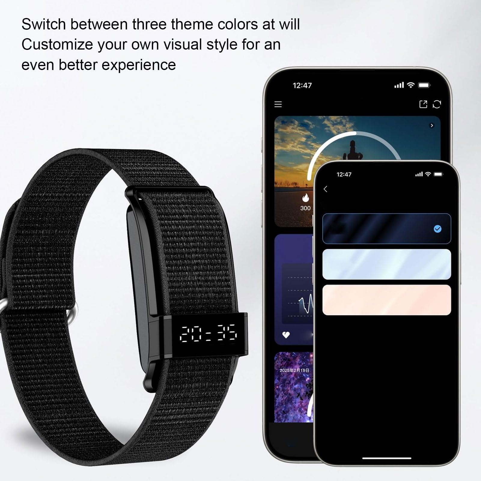 Annadue Braccialetto Intelligente Fitness Tracker con Protezione Dall'acqua IP68, 150 modalità Sport, Monitoraggio della Salute, Monitoraggio del Sonno, Promemoria Chiamate, per A (BLACK)