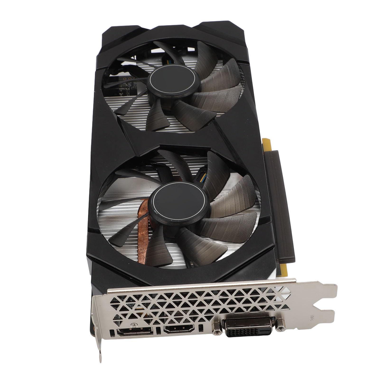 GeForce 1660 Super 6 GB GDDR5 karta graficzna do gier z taktem 1815 MHz, taktowanie pamięci 8000 MHz, 192-bitowy interfejs dla graczy PC i entuzjastów multimediów. Aluminium PCB