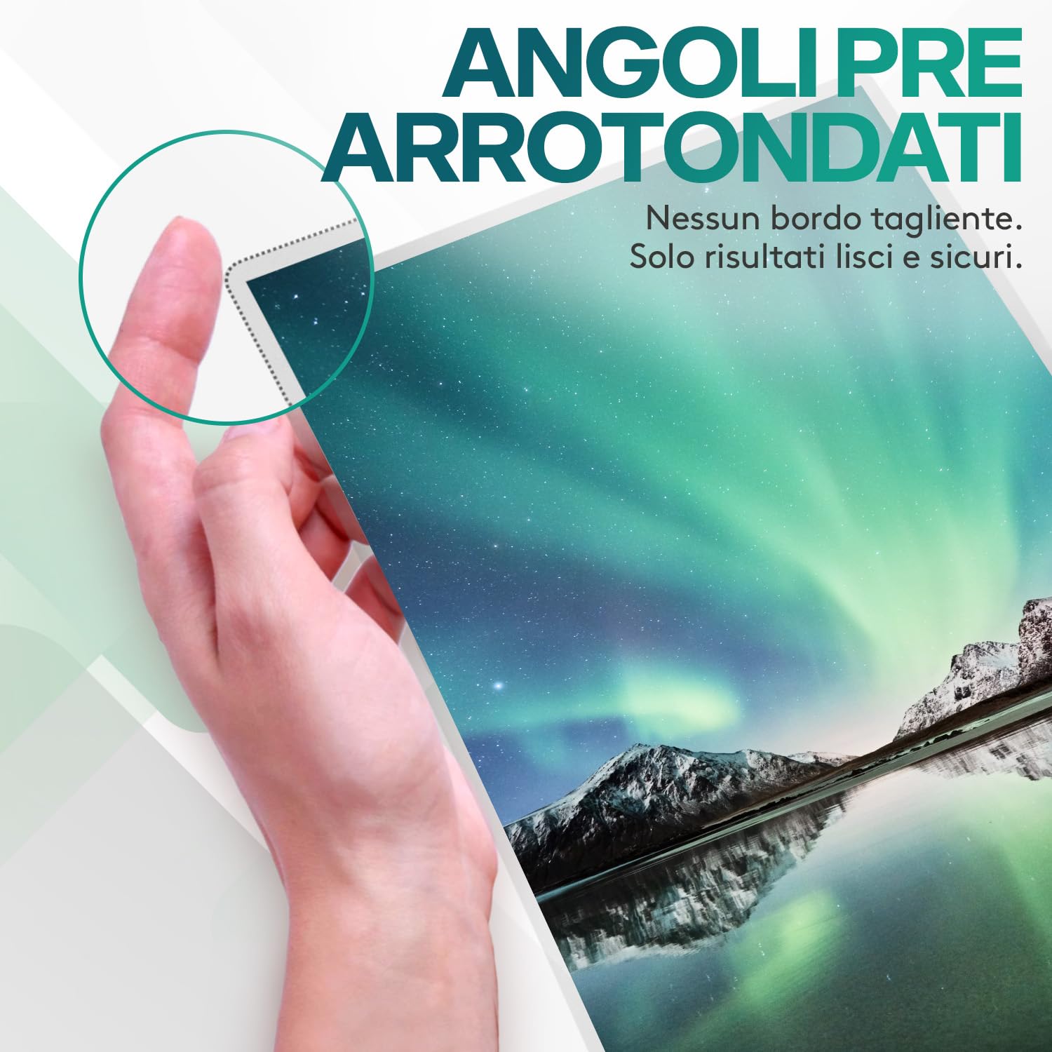 ACROPAQ Fogli plastificatrice A8 100 mic 100 pezzi Lucido Formato biglietto da visita