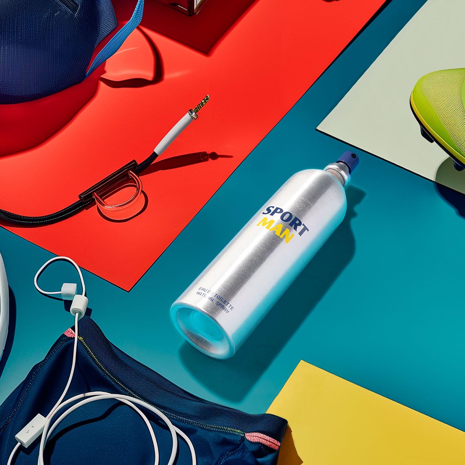 SPORTMAN - Go For It 250 ml, Colonia Hombre, Perfume Formato Spray, Eau de Toilette Natural y Masculina, Aroma Cítrico, Fragancia Fresca, Deportiva y de Larga Duración — view 5